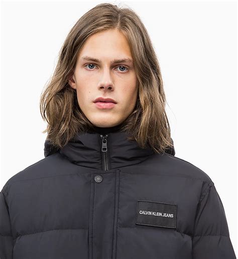 calvin klein long parkas.